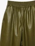 Joggery z imitacji skóry - zielony - CROPP - small5