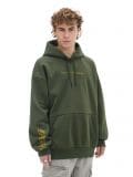 Zielona bluza z kapturem - zielony - CROPP - small1
