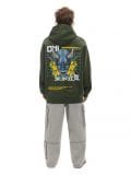 Zielona bluza z kapturem - zielony - CROPP - small4