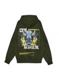Zielona bluza z kapturem - zielony - CROPP - small6