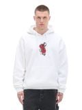 Biała bluza z kapturem - biały - CROPP - small1