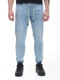 Jasnoniebieskie jeansowe joggery - niebieski - CROPP - small2