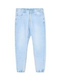 Jasnoniebieskie jeansowe joggery - niebieski - CROPP - small4