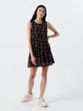 Virágos ruha - fekete - CROPP - small2