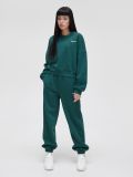 Dresowe joggery z wysokim stanem - zielony - CROPP - small1