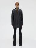 Żakiet oversize z imitacji skóry - czarny - CROPP - small3