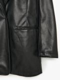 Żakiet oversize z imitacji skóry - czarny - CROPP - small5