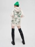 Hanorac oversized cu imprimeu la spate - nude - CROPP - small3