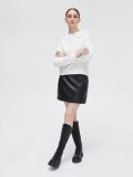 Sweter z ozdobnym kołnierzykiem - kremowy - CROPP - small2