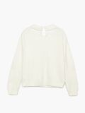 Sweter z ozdobnym kołnierzykiem - kremowy - CROPP - small6