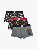 3 darab mintás női boxeralsó - piros - CROPP - small2