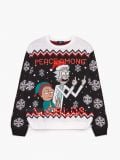 Świąteczny sweter Rick and Morty - czarny - CROPP - small1