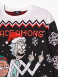 Świąteczny sweter Rick and Morty - czarny - CROPP - small2
