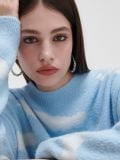 Puszysty sweter - błękitny - CROPP - small1
