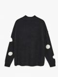 Sweter oversize w grochy - czarny - CROPP - small6