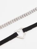 2 pack chokerów - czarny - CROPP - small2