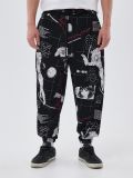 Bedruckte Jogger - Schwarz - CROPP - small2