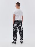 Bedruckte Jogger - Schwarz - CROPP - small3