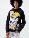 Lola Bunny kapucnis pulóver - sötétszürke - CROPP - small1