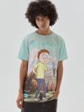Tričko Rick and Morty - světle tyrkysová - CROPP - small2