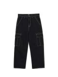 Blugi super baggy - negru - CROPP - small4