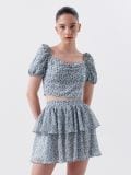 Bluse mit Puffärmeln - Blau - CROPP - small2