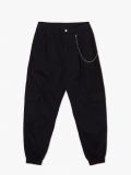 Pantaloni cargo neri con dettaglio a catena - Nero - CROPP - small1
