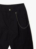 Pantaloni cargo neri con dettaglio a catena - Nero - CROPP - small2