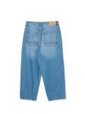 Niebieskie jeansy skater z efektem sprania - niebieski - CROPP - small3