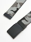 Pasek do spodni z militarnym nadrukiem - szary - CROPP - small2