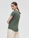 Schlichtes T-Shirt - Grün - CROPP - small2