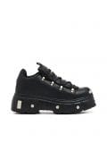 Czarne sneakersy na platformie - czarny - CROPP - small1