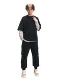 Jeansowe joggery z wieloma kieszeniami - czarny - CROPP - small2