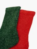 2 pack szenilowych skarpet - czerwony - CROPP - small3