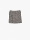 Spódnica w kratkę - kremowy - CROPP - small4