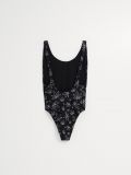 Kostium kąpielowy z nadrukiem all over - czarny - CROPP - small4