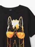 T-Shirt mit Druck BoJack Horseman - Schwarz - CROPP - small5