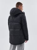 Steppmantel mit Kapuze - Schwarz - CROPP - small4