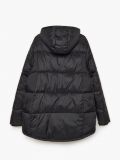 Steppmantel mit Kapuze - Schwarz - CROPP - small7