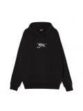 Felpa nera con cappuccio Tupac - Nero - CROPP - small4