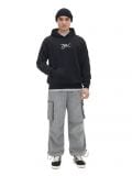 Felpa nera con cappuccio Tupac - Nero - CROPP - small3