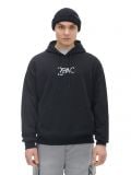 Felpa nera con cappuccio Tupac - Nero - CROPP - small1