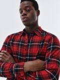 Flanelowa koszula w kratę - czerwony - CROPP - small6