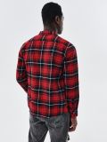 Flanelowa koszula w kratę - czerwony - CROPP - small2