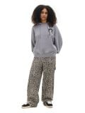 Mikina s kapucí a potiskem Mickey Mouse - světle šedá - CROPP - small1
