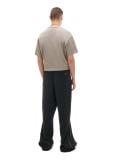 Spodnie dresowe wide leg - czarny - CROPP - small3