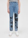 Jeans im Mom-Fit Mickey Mouse - Blau - CROPP - small2