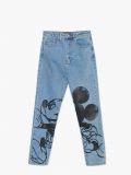 Jeans im Mom-Fit Mickey Mouse - Blau - CROPP - small4