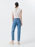 Błękitne jeansy mom z wysokim stanem - niebieski - CROPP - small3