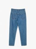 Niebieskie jeansy mom z wysokim stanem - niebieski - CROPP - small6